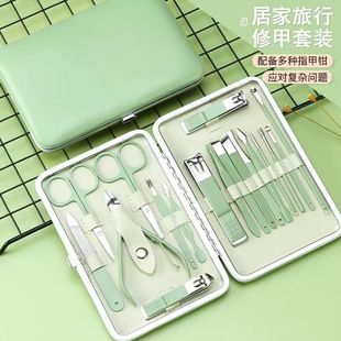 厂家修甲专用死皮剪 家用不锈钢美容美甲工具修脚 指甲钳套装