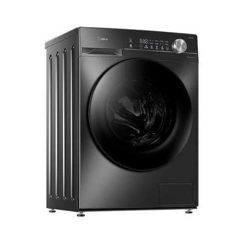 美的滚筒洗衣机10/12公斤全自动洗脱除菌家用洗烘一体机MD100V36T