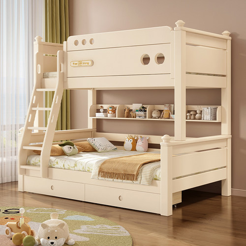 包安装全实木樱桃木上下床