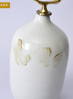 新中式陶瓷家居装饰品摆件样板间玄关电视柜茶R几桌面博古架配饰