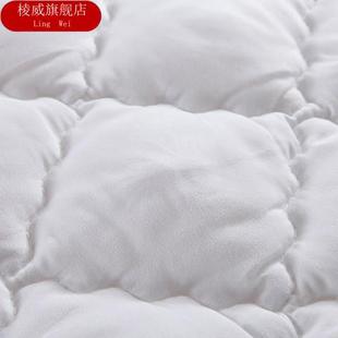 全棉床垫保护垫防j滑水洗床护垫薄款 垫被宾馆1.8m1.5m保洁垫床褥