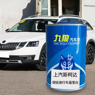 九狼汽车漆上成汽斯柯品达漆明锐香槟金神K秘黑旅行车晶莹白旋风