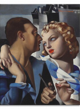 出航 Taamara de Lempicka 蓝碧嘉 装饰画 客厅书房卧室酒吧时装
