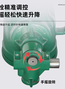 螺旋千斤顶5T10T16T20T32T50T1G00吨桥梁立式齿轮手摇机械式千斤