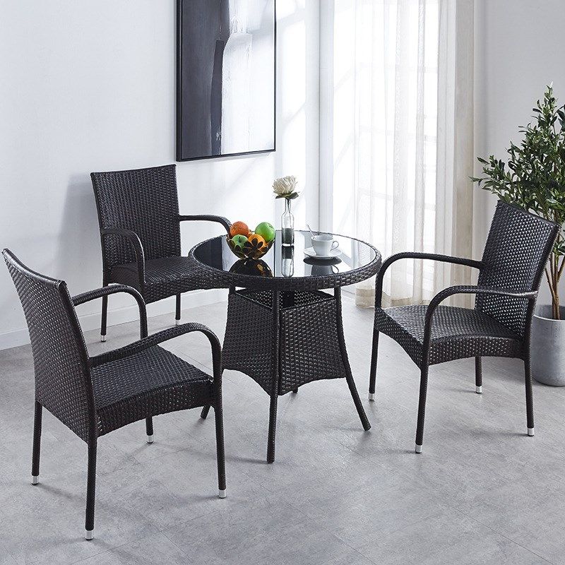 藤椅三件套家用休闲阳台单t人茶桌简约藤编椅子茶几组合靠背椅厂,商业/办公家具,商用藤编家具,淘宝优惠券,粉丝福利购,淘宝优惠卷