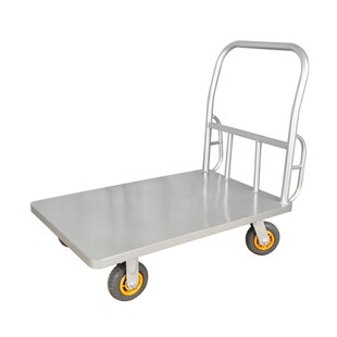 加固手推车折叠平板车小推车拉货搬运车推货车四轮拖车Z静音送货