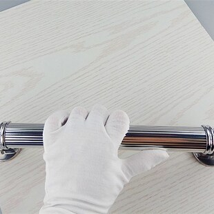 Hardware Furniture Chrome Bathroo DooNr Handles Wooden 460mm