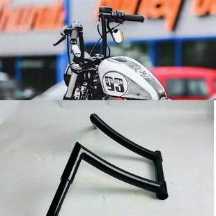 N复古回弯小高把手把高把 48街霸路威肥仔突破者改装 哈雷883 1200