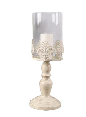 Elegant Carved Pattern Candle Holder Meta Stand CandXle Cand