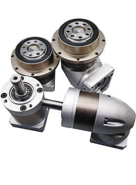 高精密圆盘式行g星减速机法兰减速器转直角齿轮箱步进伺服电机608