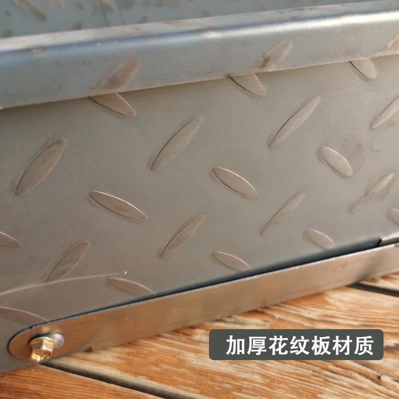 商用加厚户d外木炭烧烤炉碳烤炉烤肉炉用家用中式花纹板烤架子