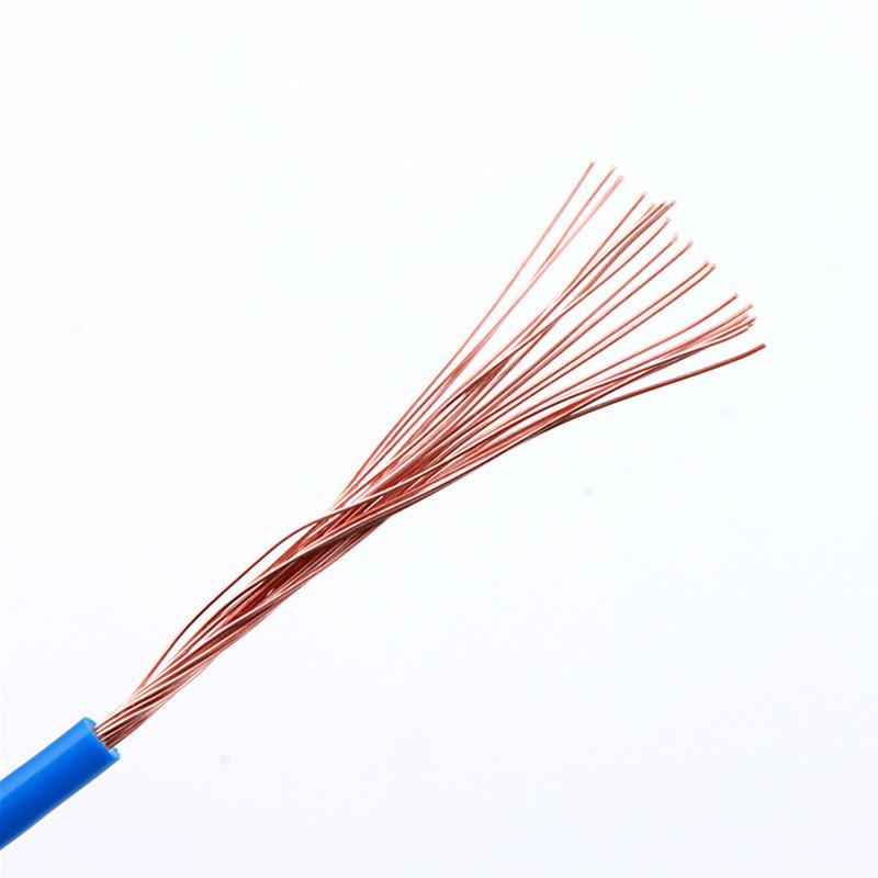 国标软电线d2.5BVR4平方纯铜芯家装用1.5/6/10多股阻燃单芯铜电缆