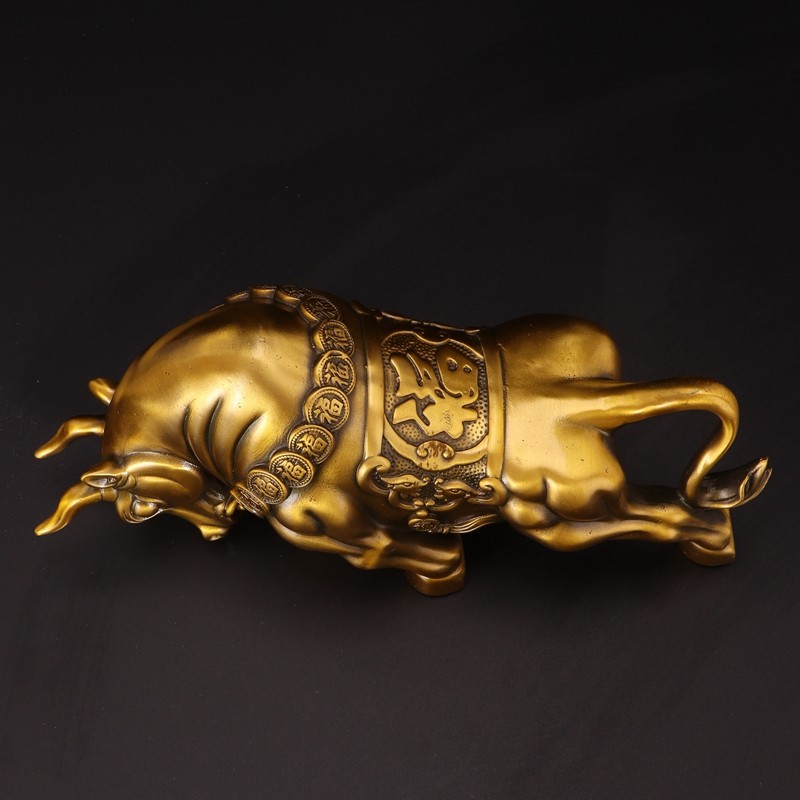 铜牛摆件 百福牛 生肖牛家居工艺装饰品办L公桌室客厅招财华尔街,家居饰品,装饰摆件,淘宝优惠券,粉丝福利购,淘宝优惠卷