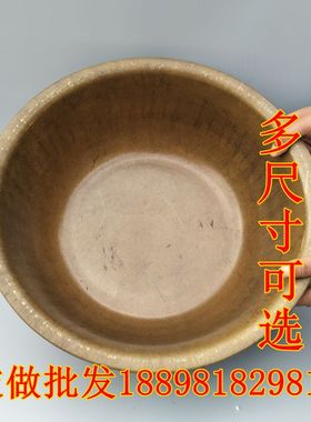 大号铜盆纯铜家用盆加厚手工老铜盆宽边火盆仿古UU洗脸泡脚盆烤火