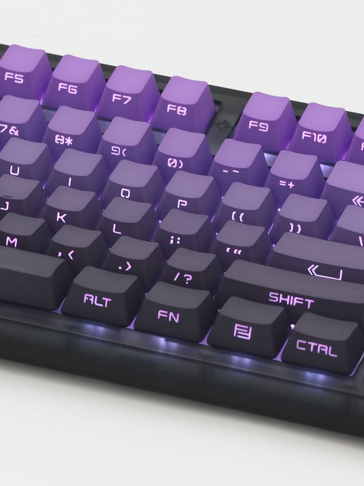 腹灵MK870紫气东来侧刻成品无线机械键盘蝮灵客制化套件87键游戏