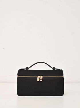 【NOCASE】轻奢麂皮荔枝纹小饭盒包可拆卸肩带斜挎包