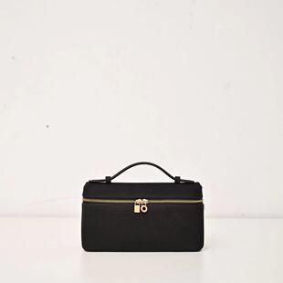 【NOCASE】轻奢麂皮荔枝纹小饭盒包可拆卸肩带斜挎包