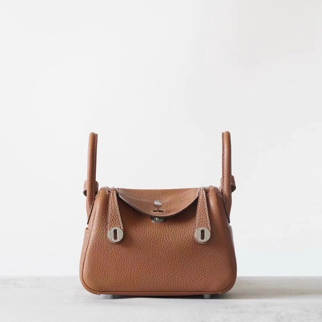 【NOCASE】19cm迷你Lindy包-手提斜挎包女士轻奢荔枝纹TC皮医生包