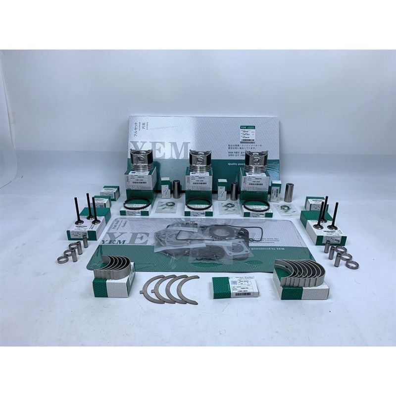 适用于久保田U05活塞活塞v环组件大修包大小瓦止推片气门导管座圈