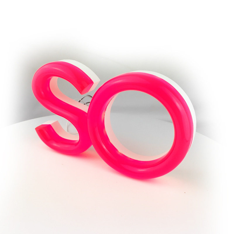 LED仿霓虹灯发光字三维亚克力雕刻字母创意造型招Z牌门头广告