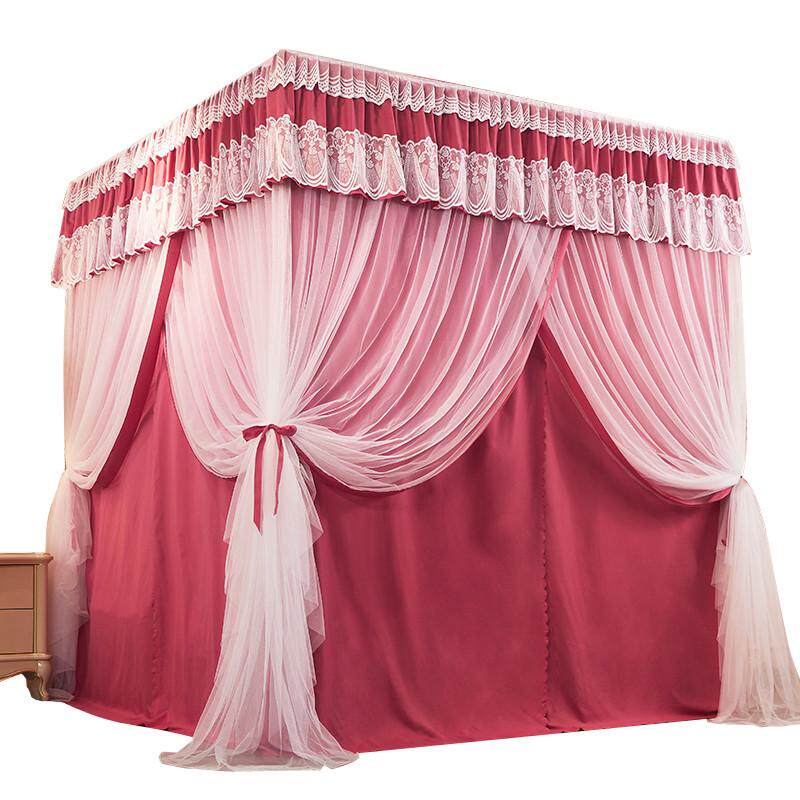 迎双层蚊帐带防尘顶布公s主风遮光床帘纯色床幔欧式宫廷落地式迎,机械设备,其他机械设备,淘宝优惠券,粉丝福利购,淘宝优惠卷