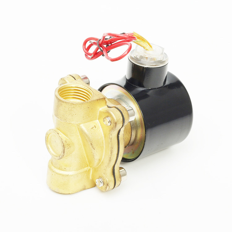 飞泰 纯铜常闭电磁阀 水阀 AC220VB 气阀2W-15 2W-20 2W-25