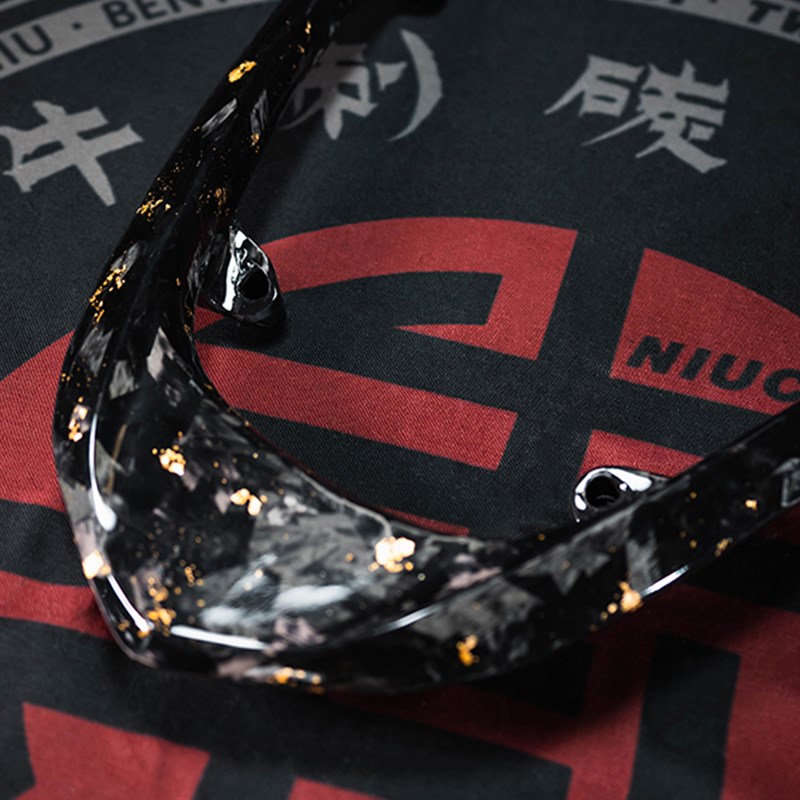 劲战三代目改装支架后扶手锻造金E箔碳纤维后扶手尾翼后座拉手