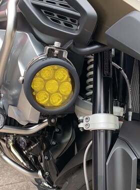 哈雷泛美R1250 AoDV水鸟KTM改装射灯辅助灯高亮照明铺路灯爆闪灯