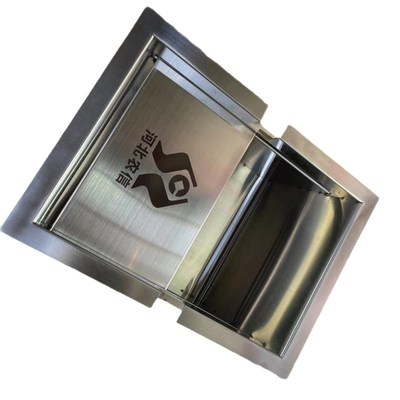 加强版银行通道槽 医院柜台不锈钢D收银槽 取钱槽现金槽取款槽钱