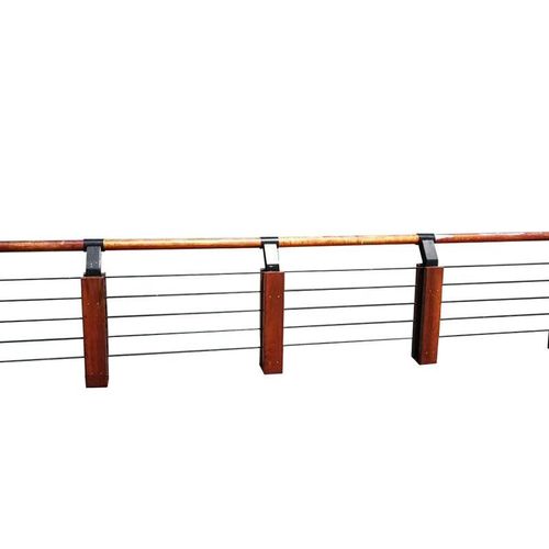 公路缆索护栏 山路河道桥梁景观山区钢丝绳L护栏 钢丝绳索柔性护