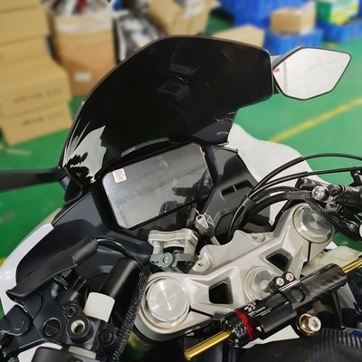 适用于春风450SR改装配件 竞技前挡风X 前风挡玻璃