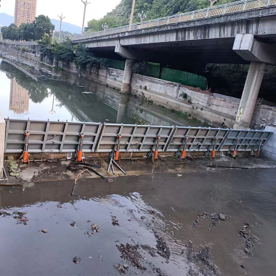 耐腐蚀水库电站护城河景观坝大跨度液压电动平面定轮钢坝水利闸门