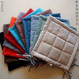 沙发垫透气餐桌椅垫办公室垫 可折叠小坐垫可折叠纯色学生坐垫薄款