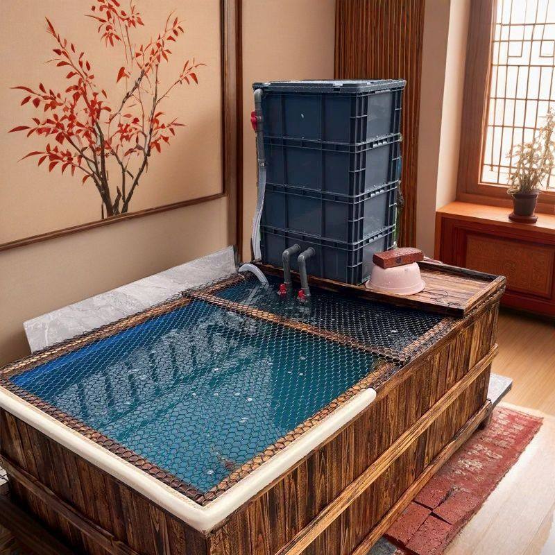 呈妍防腐木帆布鱼池防水布实木养鱼水箱阳台户外锦鲤地缸花箱专用,居家日用,防雨布,淘宝优惠券,粉丝福利购,淘宝优惠卷