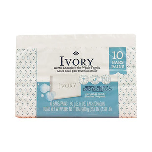 90g 保税 3块 Ivory温和洁面沐浴洗手香皂原味90g 10块 美国