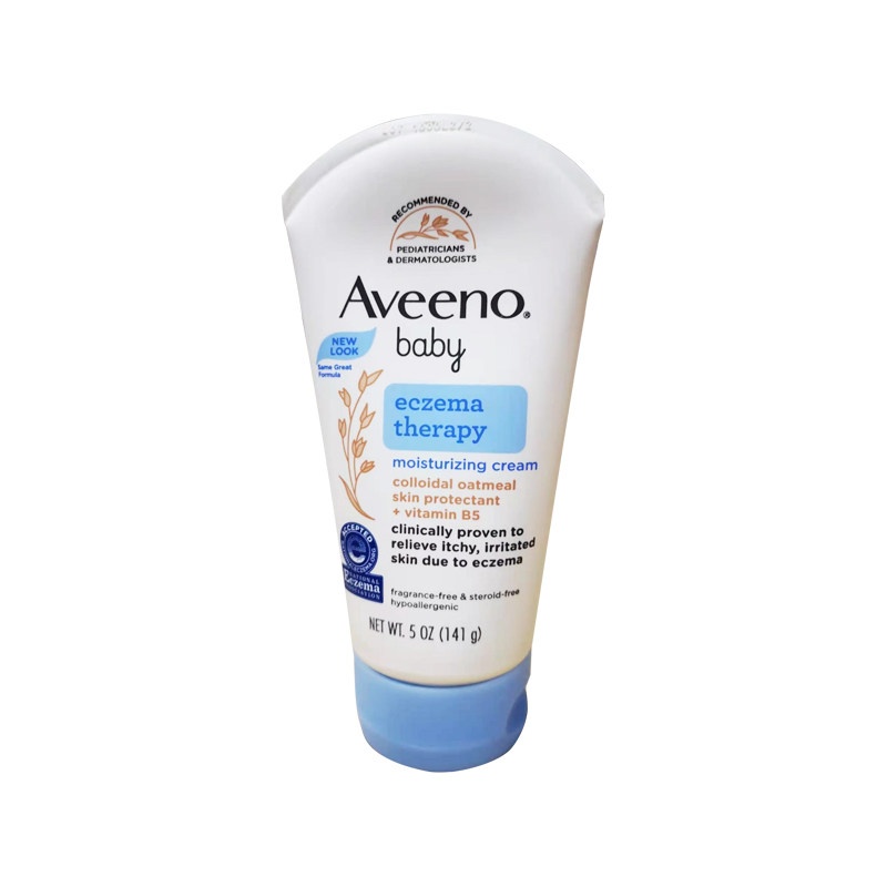 美国aveeno燕麦婴儿湿zhen乳艾惟诺润肤霜141g