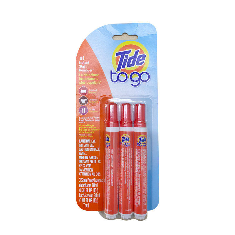 保税区 美国Tide to Go汰渍便携式衣物清洁剂去渍笔10ml*3支