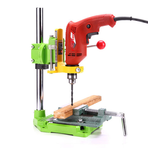 包邮 电钻支架电磨支架 旋转夹头木工架 电钻变铣床台钻 精密重型