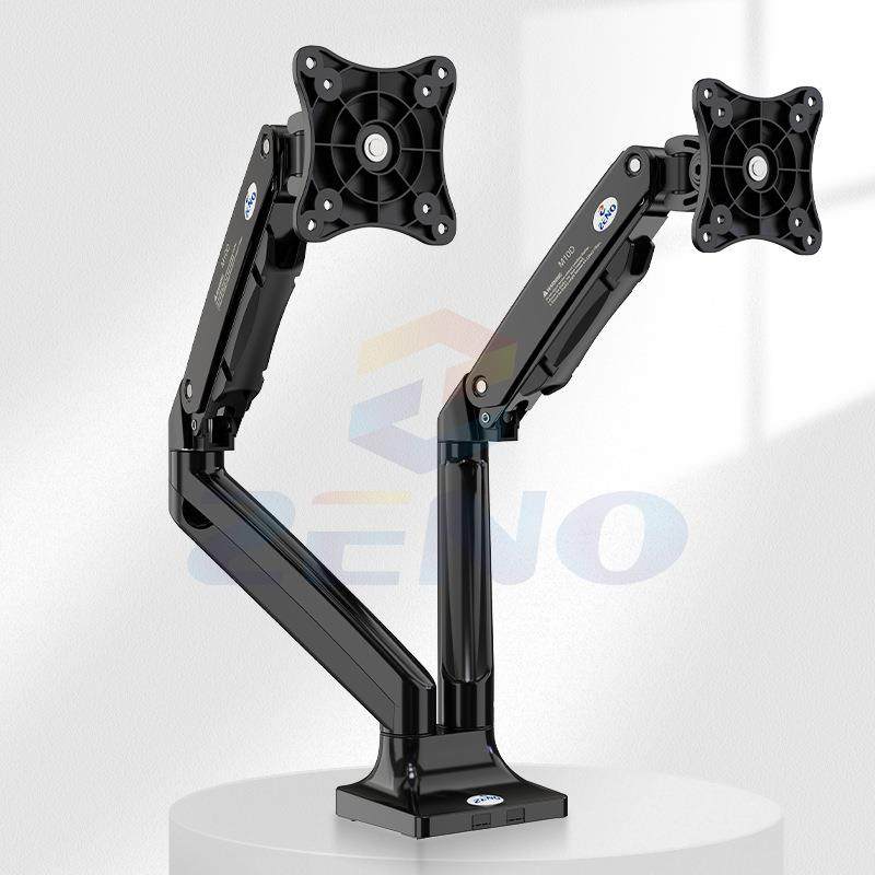 电脑显示器支架臂双屏通用底座电竞桌面屏幕增高升降旋转32寸M10D