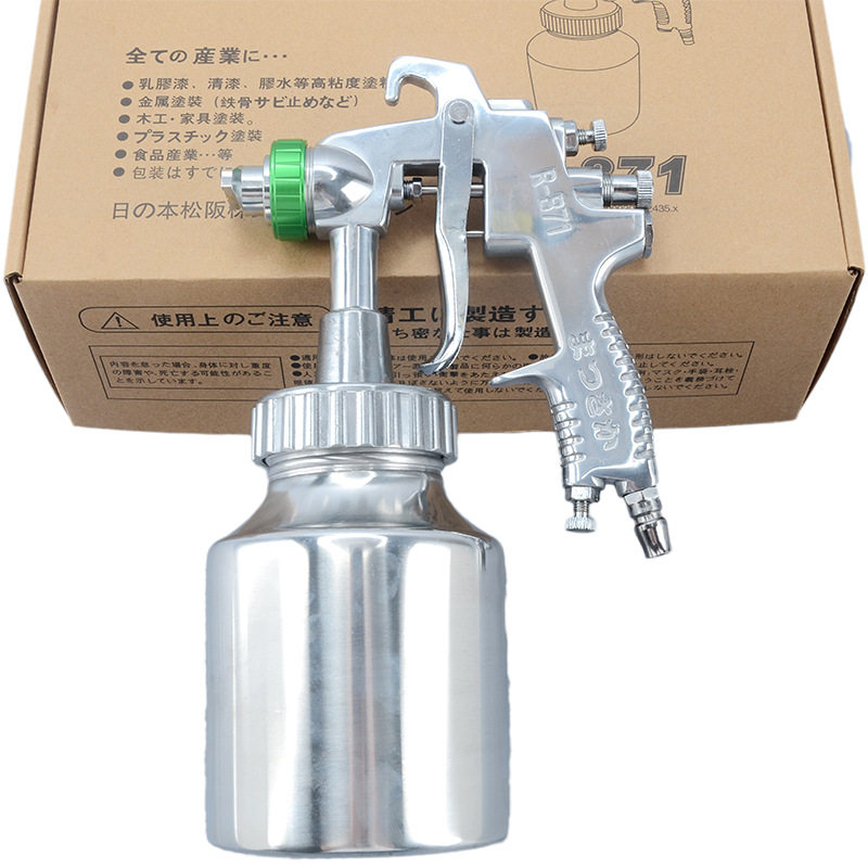 新款W871大面积胶水喷漆枪压力式喷枪/乳胶漆喷枪/高粘度油漆喷枪
