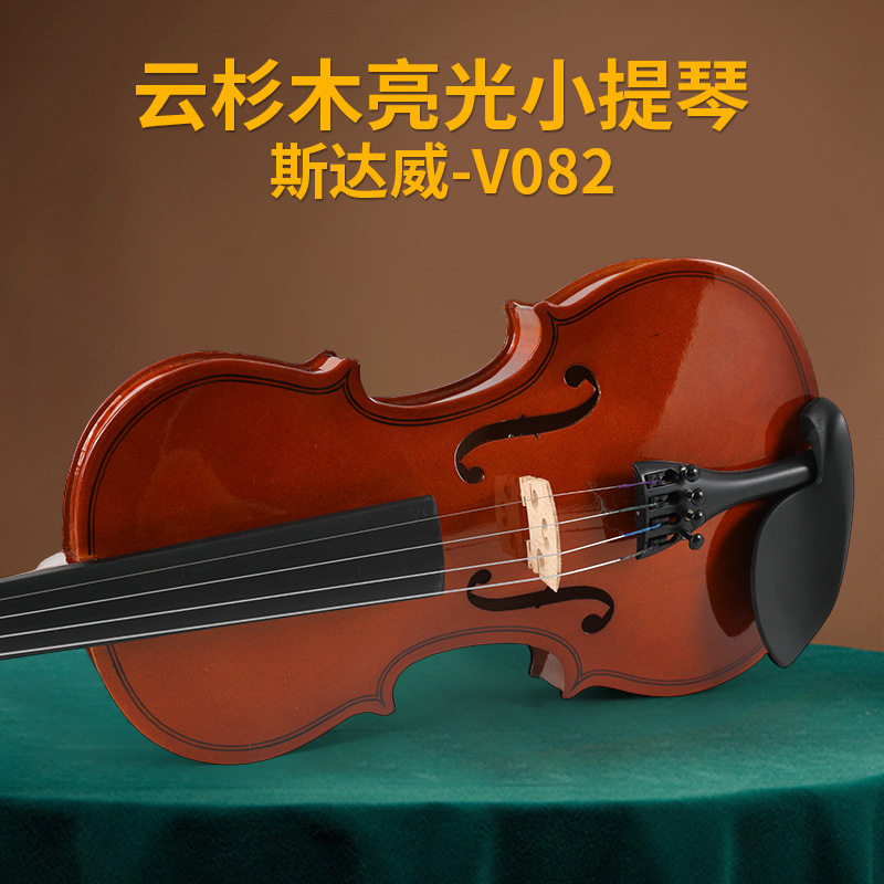 外贸跨境儿童初学者入门小提琴成人实木学生手工1/43/4演奏乐器
