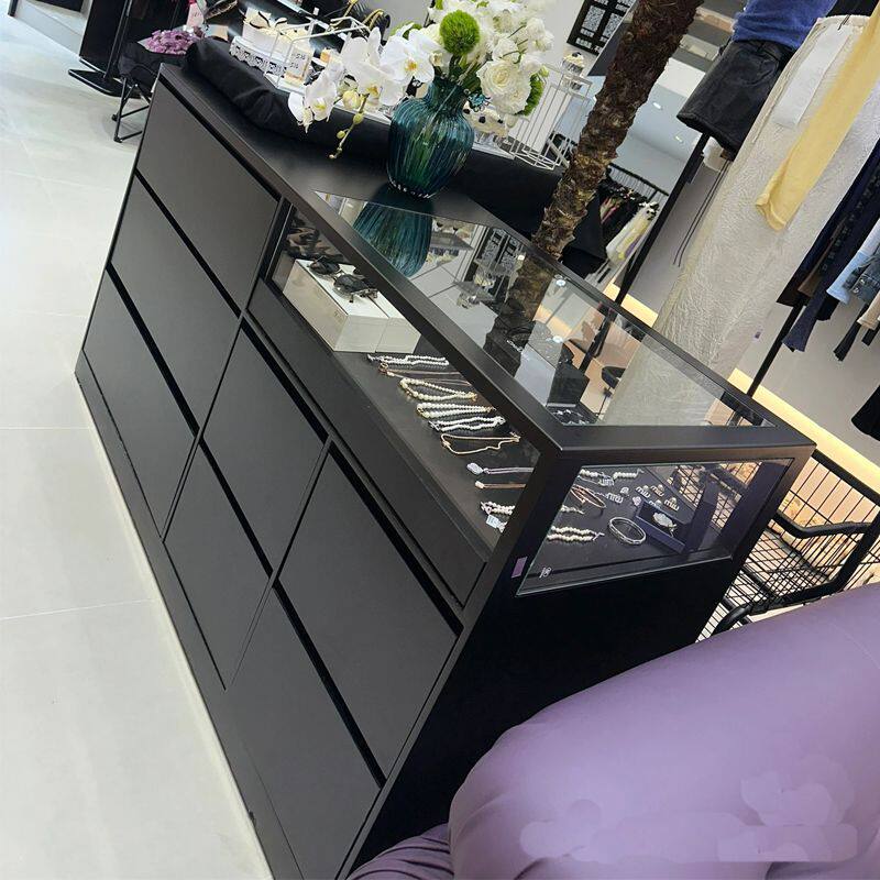 女装中岛台展示台服装店网红展示台储物柜烤漆装饰柜摆件展台陈列