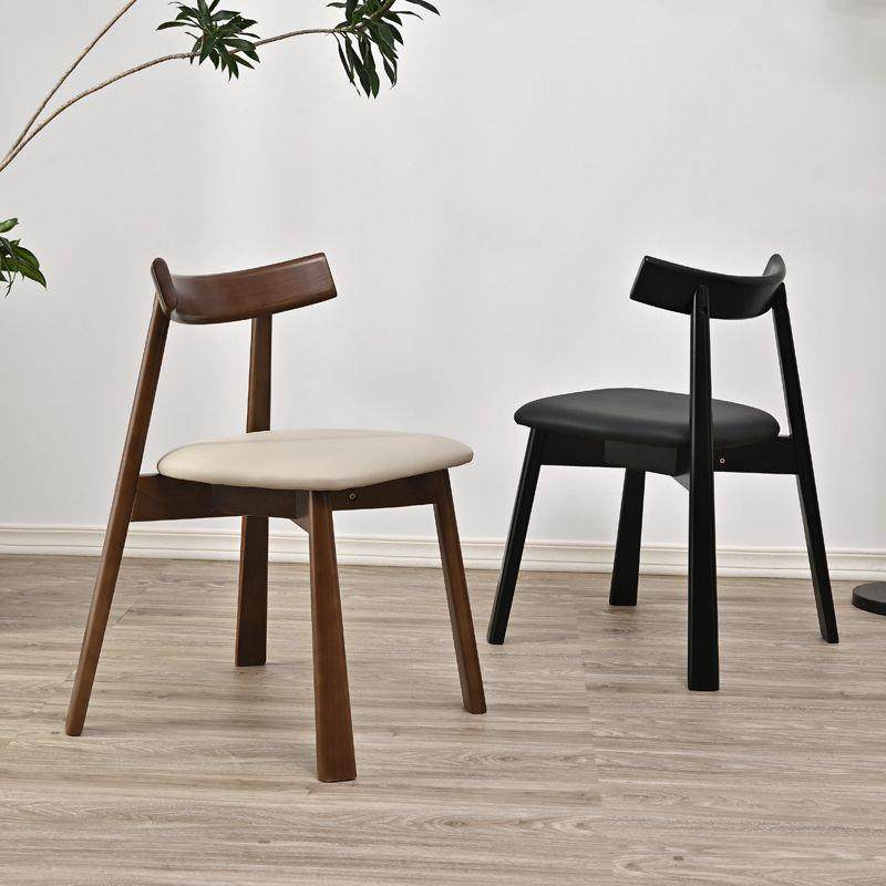 实木餐椅家用北欧现代简约椅子靠背商用轻奢北欧餐厅饭店餐桌椅