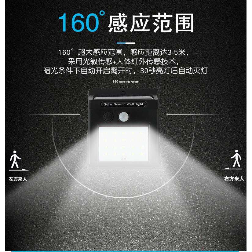 房车太阳能灯遮阳棚灯户外用品花园庭院人体感应路灯防水壁灯遥控