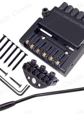 无头电吉他琴桥拉弦板电吉他无头弦桥下驹可拆卸滚珠弦码W1001