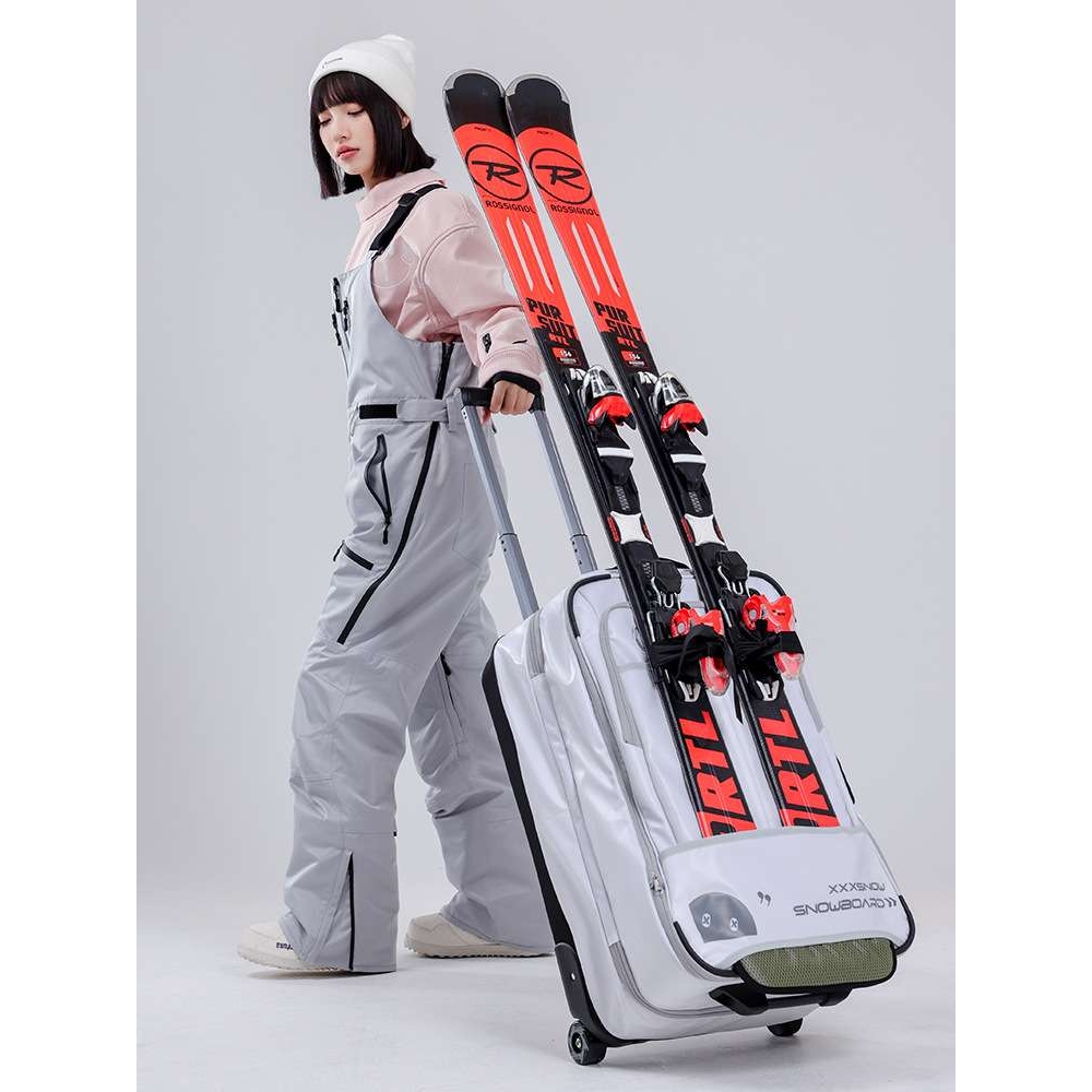 XXXsnow单板装备箱可托运滑雪拉杆箱滑雪行李箱带轮可插单板双板