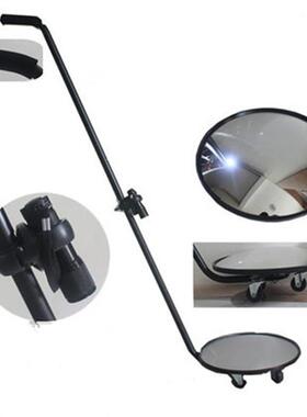 热销VTY-V3便携式车底安全检查镜自带光源万向伸缩杆车底反恐检查