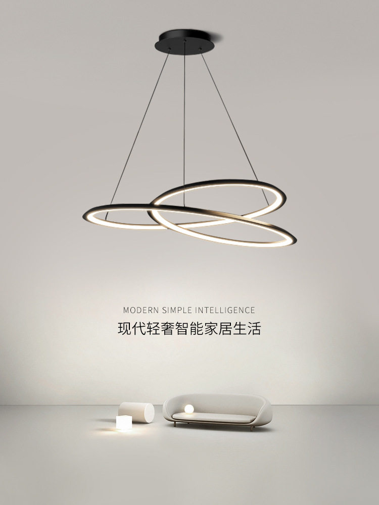 客厅吊灯现代简约大气主灯轻奢创意北欧灯具餐厅灯家用小户型吊灯