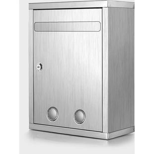 不锈钢信箱意见箱举报箱投诉建议箱带锁挂墙壁挂式室外邮箱大小号