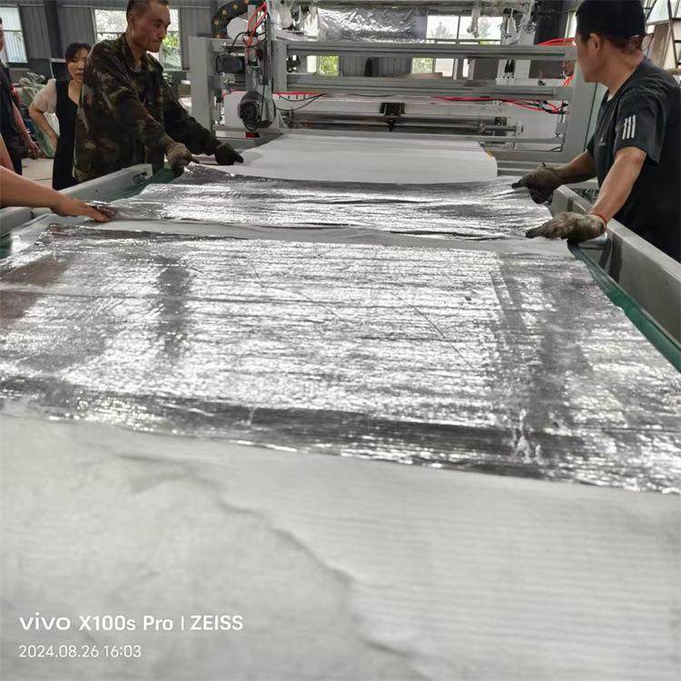 双面胶TPU薄膜布料贴合机器卷对卷玻璃纤维棉铝箔布热胶复合机